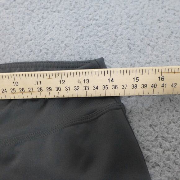 Adidas Leggings Womens Medium Capri Gray Pull On Workout Gym Running Climalite - Picture 6 of 11